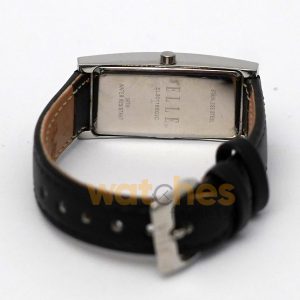 Elle Women’s Quartz Black Leather Strap White Line Multi Color Dial 19mm Watch EL20116SO2C (Shelf Leftover) - Image 7