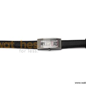 Elle Women’s Quartz Black Leather Strap White Line Multi Color Dial 19mm Watch EL20116SO2C (Shelf Leftover) - Image 4