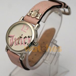 Juicy Couture Women’s Quartz Pink Leather Strap White Dial 36mm Watch 1900324 (Shelf Leftover) - Image 5