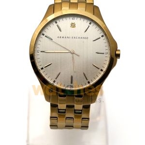 Alternative view of Armani Exchange Men’s Quartz Gold Stainless Steel Silver Sunray Dial 46mm Watch AX2145/1 (Shelf Leftover)