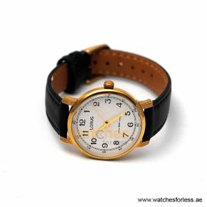 Alternative view of Lorus by Seiko Women’s Quartz Black Leather Strap White Dial 34mm Watch RG288MX9/1 (Shelf Leftover)