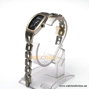 Esmurt Women’s Quartz Silver Stainless Steel Black Dial 20mm Watch SL3035 (Shelf Leftover) - Image 4