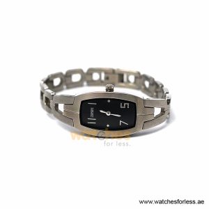 Alternative view of Esmurt Women’s Quartz Silver Stainless Steel Black Dial 20mm Watch SL3035 (Shelf Leftover)