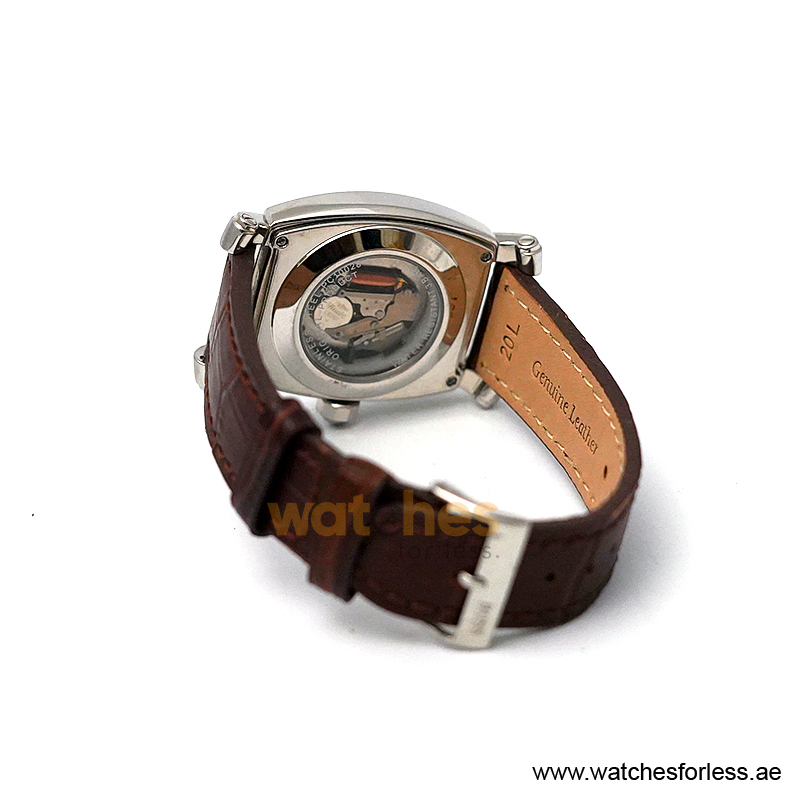 Pierre Cardin Men’s Quartz Dark Brown Leather Strap White Dial 36mm Watch PC10028/W2 (Shelf Leftover) - Image 6