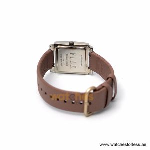 Elle Women’s Quartz Lavender Purple Leather Strap Pink Dial 32mm Watch 20027S04C/1 (Shelf Leftover) - Image 6
