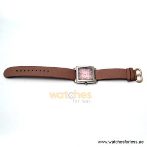 Elle Women’s Quartz Lavender Purple Leather Strap Pink Dial 32mm Watch 20027S04C/1 (Shelf Leftover) - Image 5