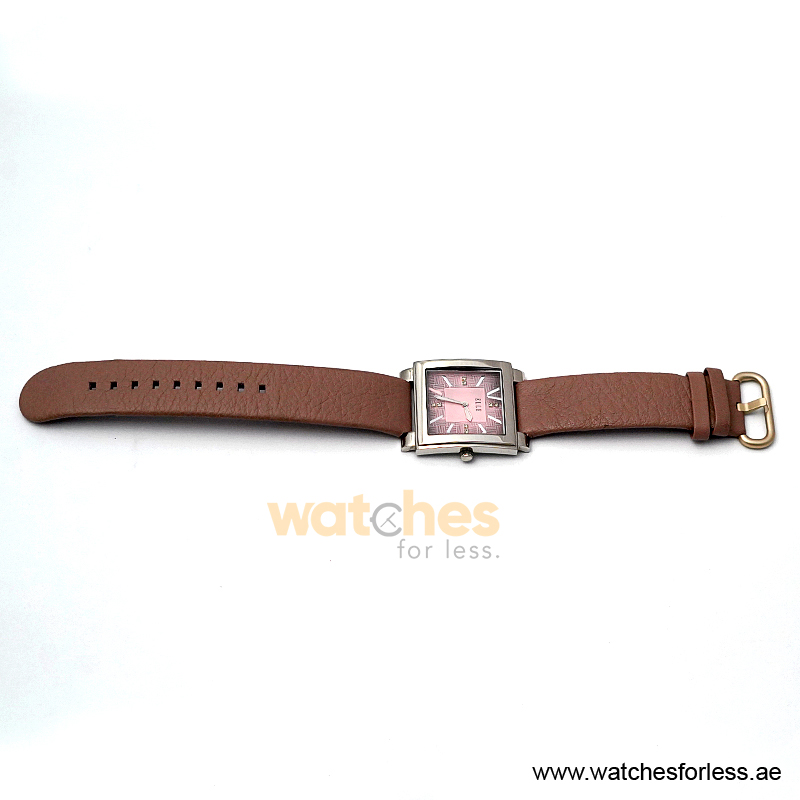 Elle Women’s Quartz Lavender Purple Leather Strap Pink Dial 32mm Watch 20027S04C/1 (Shelf Leftover) - Image 5