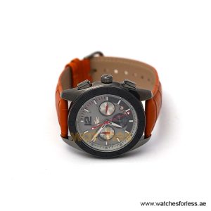 Alternative view of Lacoste Men’s Quartz Orange Leather Strap Grey Dial 45mm Watch 2010667/3 (Shelf Leftover)