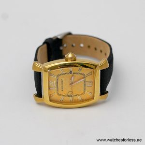 Alternative view of Pierre Cardin Men’s Quartz Black Nylon Strap Gold Dial 36mm Watch PC10028/G2 (Shelf Leftover)