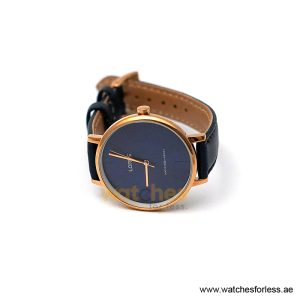 Alternative view of Lorus by Seiko Women’s Quartz Navy Blue Leather Strap Blue Dial 36mm Watch RG214NX9/1 (Shelf Leftover)