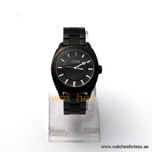 Coach Women’s Quartz Black Stainless Steel Black Dial 40mm Watch CA292340409/1 (Shelf Leftover)