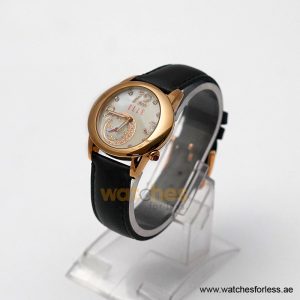 Elle Women’s Quartz Black Leather Strap Mother Of Pearl Dial 40mm Watch EL20049S03N/1 (Shelf Leftover) - Image 4