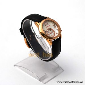 Elle Women’s Quartz Black Leather Strap Mother Of Pearl Dial 40mm Watch EL20049S03N/1 (Shelf Leftover) - Image 5
