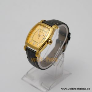 Pierre Cardin Men’s Quartz Charcoal Leather Strap Gold Dial 36mm Watch PC10028/G13 (Shelf Leftover) - Image 5