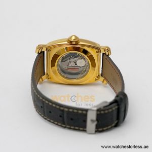 Pierre Cardin Men’s Quartz Charcoal Leather Strap Gold Dial 36mm Watch PC10028/G13 (Shelf Leftover) - Image 6