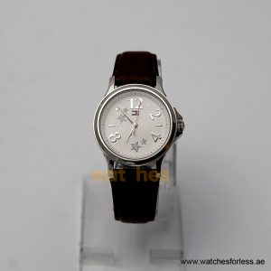 Tommy Hilfiger Women’s Quartz Brown Leather Strap White Dial 36mm Watch 1780966/4 (Shelf Leftover)