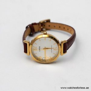 Alternative view of Lorus by Seiko Women’s Quartz Brown Leather Strap Silver Sunray Dial 30mm Watch RG228NX9/1 (Shelf Leftover)