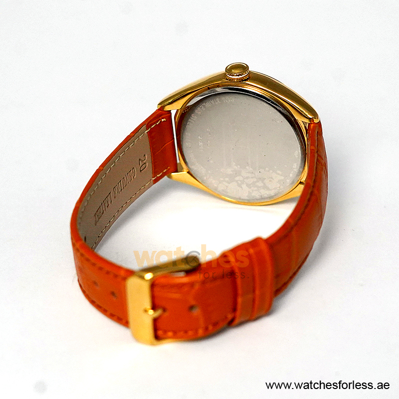 Tommy Hilfiger Women’s Quartz Orange Leather Strap White 40mm Watch 1781368-1 (Shelf Leftover) - Image 4