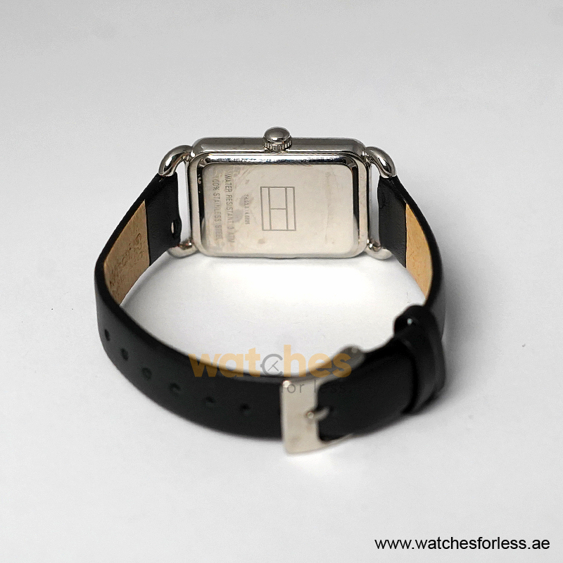 Tommy Hilfiger Women’s Quartz Black Leather Strap White Dial 22mm Watch 1780886/1 (Shelf Leftover) - Image 4
