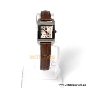 Tommy Hilfiger Women’s Quartz Dark Brown Leather Strap Silver Dial 20mm Watch 1780679/1 (Shelf Leftover)