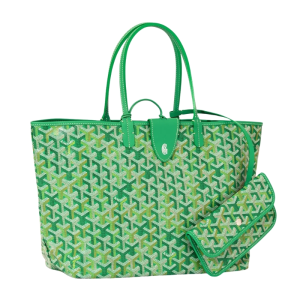 Goyard Unisex Saint Louis PM Bag In Multicoloured Green (Size: L34cm, H28cm, W15cm) STLCROPMLTY72CL69P