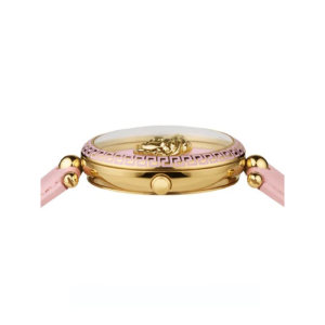 Alternative view of Versace Women’s Quartz Swiss Made Pink Leather Strap Pink Dial 34mm Watch VCO030017 (Without Tag)