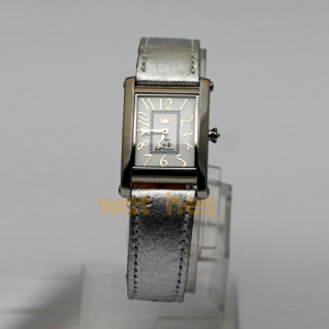 Juicy Couture Women’s Quartz Silver Leather Strap White Dial 24mm Watch 41013928 (Shelf Leftover)