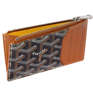Alternative view of GOYARD Unisex Bourbon Cover Wallet Black & Tan BOURBOPMLTY01CL03P