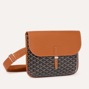 GOYARD Unisex Coursier Messenger Bag Coffee COURSIMMLTY01CL03P