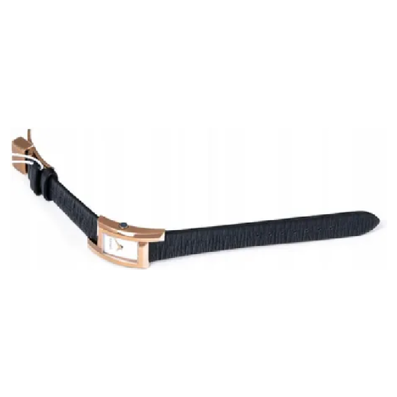Versace Women’s Quartz Swiss Made Black Leather Strap White Dial 21mm Watch VELU00419 (Shelf Leftover) - Image 2