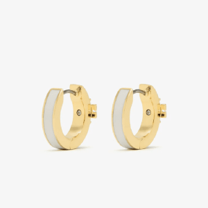 Tory Burch Kira Enamel Huggie Earrings TB9752 - Image 4