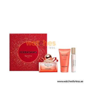SALVATORE FERRAGAMO SIGNORINA UNICA Women SET EDP 100ML + EDP 15ML + BL 50ML GIFT SET (WFL Ref GS1052)