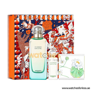 HERMES UN JARDIN SUR LE NIL Unisex SET EDT 100ML + MINI 7.5ML + SOAP 50ML GIFT SET (WFL Ref GS1026)