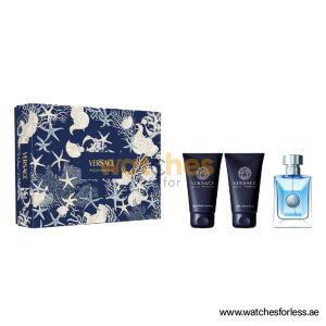 VERSACE POUR HOMME Men SET EDT 50ML + AFTERSHAVE BALM 50ML + HAIR & BODY SHAMPOO 50ML GIFT SET (WFL Ref GS1057)
