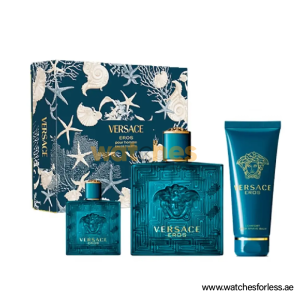 VERSACE EROS Men SET EDT 100ML + 5ML + S/G 150ML GIFT SET (WFL Ref GS1056)