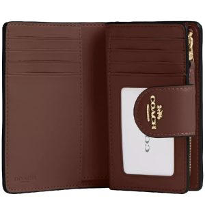 Alternative view of COACH WOMEN’S MEDIUM CORNER ZIP WALLET IN SIGNATURE CANVAS – CW786