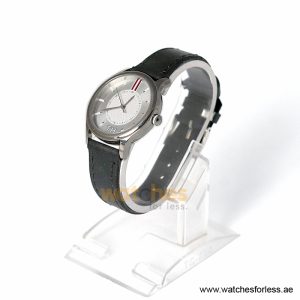 Alternative view of Tommy Hilfiger Women’s Quartz Black Leather Strap White & Silver Dial 34mm Watch 1780985-1 (Shelf Leftover)
