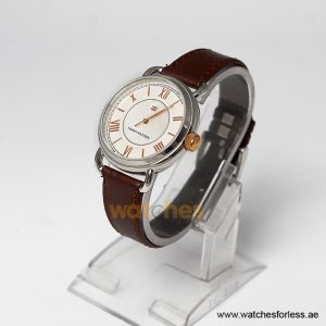 Alternative view of Tommy Hilfiger Women’s Quartz Brown Leather Strap Mother Of Pearl 39mm Watch 1780898-1 (Shelf Leftover)