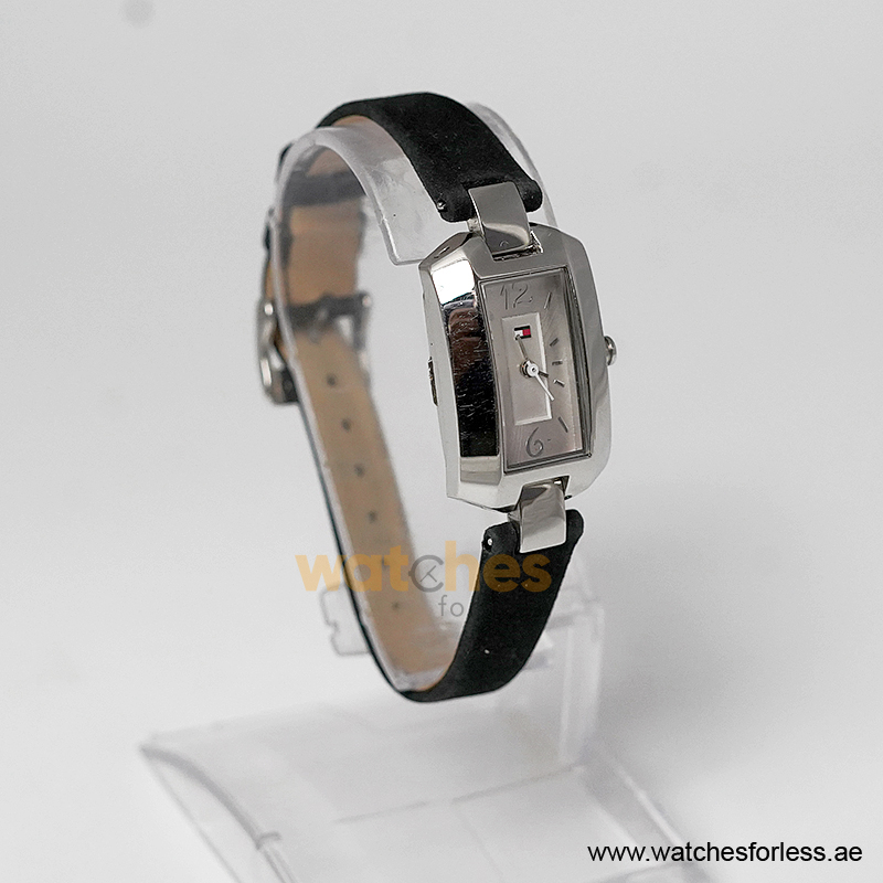Tommy Hilfiger Women’s Quartz Black Leather Strap Silver Dial 20mm Watch 1780657-1 (Shelf Leftover) - Image 3