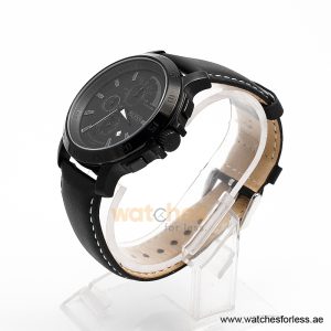 Alternative view of Hugo Boss Men’s Quartz Black Leather Strap Black Dial 47mm Watch 1512393/1 (Shelf Leftover)
