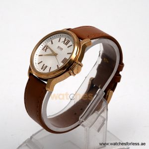 Alternative view of Hugo Boss Men’s Quartz Camel Brown Leather Strap Silver Dial 40mm Watch HB5013.235/4 (Shelf Leftover)