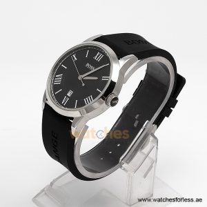 Alternative view of Hugo Boss Men’s Quartz Black Silicone Strap Black Dial 42mm Watch 1513814/2 (Shelf Leftover)