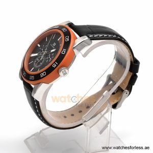 Alternative view of Hugo Boss Men’s Quartz Black Leather Strap Black Dial 46mm Watch 1512860/3 (Shelf Leftover)