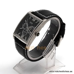 Alternative view of Hugo Boss Men’s Quartz Black Leather Strap Brown Dial 36mm Watch 1512403/3 (Shelf Leftover)