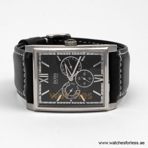 Hugo Boss Men’s Quartz Black Leather Strap Brown Dial 36mm Watch 1512403/3 (Shelf Leftover) - Image 4