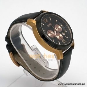 Alternative view of Hugo Boss Men’s Quartz Black Leather Strap Black Dial 47mm Watch 1512457/2 (Shelf Leftover)