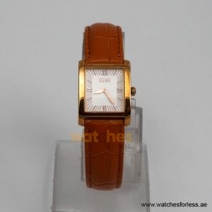 Hugo Boss Women’s Quartz Camel Brown Leather Strap White Dial 24mm Watch 1502200/1 (Shelf Leftover)