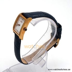 Alternative view of Hugo Boss Women’s Quartz Blue Leather Strap White Dial 24mm Watch 1502200/2 (Shelf Leftover)