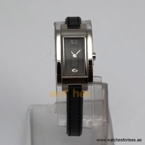 Hugo Boss Women’s Quartz Black Leather Strap Black Dial 18mm Watch 1502094 (Shelf Leftover)