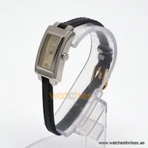 Alternative view of Hugo Boss Women’s Quartz Black Leather Strap Beige Dial 18mm Watch 1502096 (Shelf Leftover)